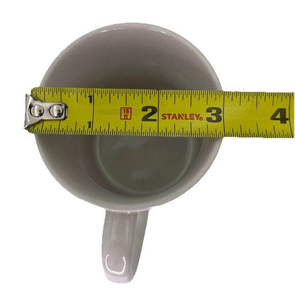 VTG 'Been Thinking About You' 10oz Ceramic Mug Cartoon Blonde Boy And Yellow Dog - Picture 9 of 12